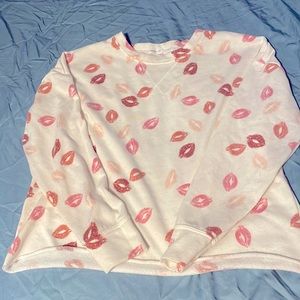 Kiss cropped long-sleeve